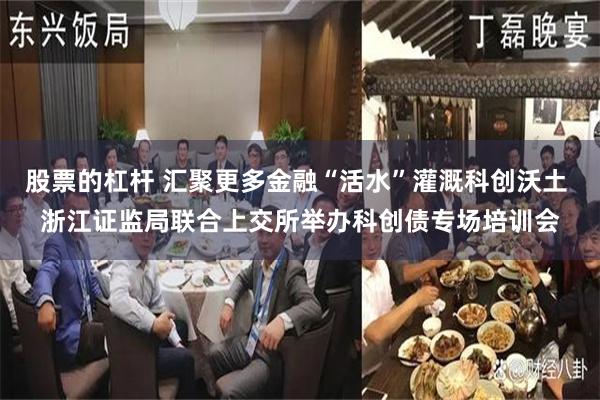 股票的杠杆 汇聚更多金融“活水”灌溉科创沃土 浙江证监局联合上交所举办科创债专场培训会